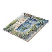 Blaue Fenstersteinmauer Cottage Reben Fliese (Seite)
