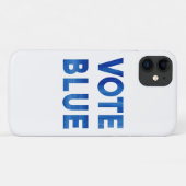 Blaue, fett blaue Aquarellfarbe Case-Mate iPhone Hülle (Rückseite (Horizontal))