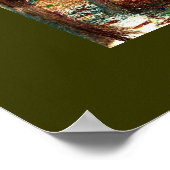 Blaue Fichte: Thomas J Norbeck Poster (Ecke)