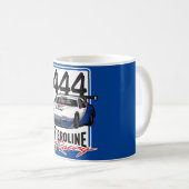 Blaue Fieroline Kaffeetasse (VorderseiteRechts)