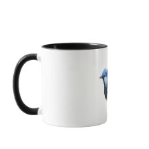 Blaue Finken-Vogel individuell anpassbar 