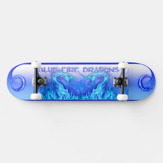 BLAUE FIRE DRAGONS SKATEBOARD (Horizontal)