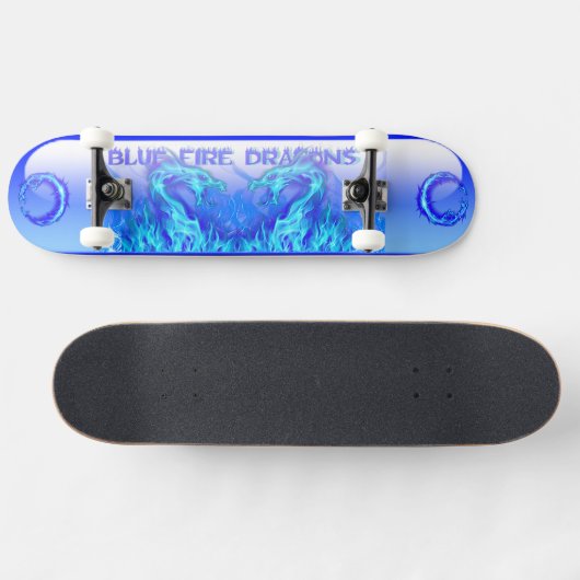 BLAUE FIRE DRAGONS SKATEBOARD (Horizontal)