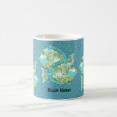 Blaue Fisch Tasse (Mittel)