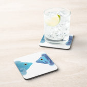 Blaue Fische Getränkeuntersetzer (Rechte Seite)