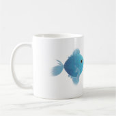 Blaue Fische Kaffeetasse (Links)