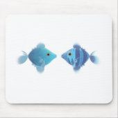 Blaue Fische Mousepad (Vorne)
