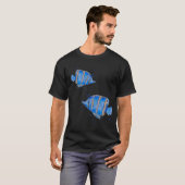 Blaue Fische T-Shirt (Vorne ganz)