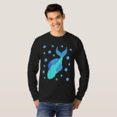 Blaue Fische T-Shirt (Vorne ganz)