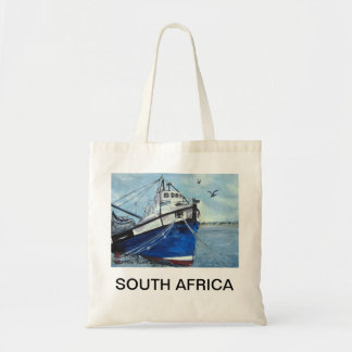 Blaue Fischerboot-Tasche Tragetasche