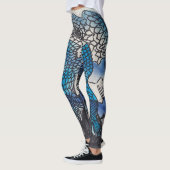 Blaue Fischleggings Leggings (Links)