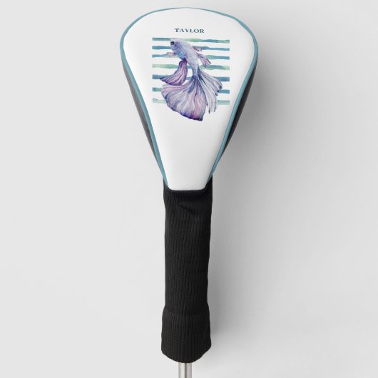 BLAUE FISH Art Golf Headcover (Vorderseite)
