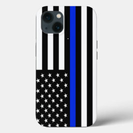 Blaue Flagge für Polizeibeamte Case-Mate iPhone Hülle