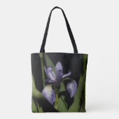Blaue Flagge Iris-Blume Tasche (Rückseite)