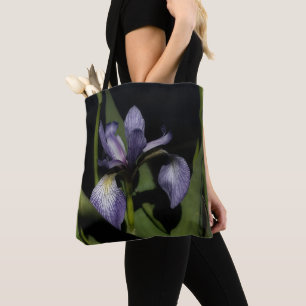 Blaue Flagge Iris-Blume Tasche