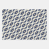 Blaue Flagge - Papierblätter Geschenkpapier Set (Vorderseite 2)