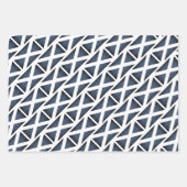 Blaue Flagge - Papierblätter Geschenkpapier Set (Vorderseite)