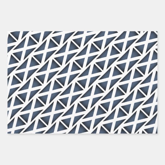 Blaue Flagge - Papierblätter Geschenkpapier Set (Vorderseite)