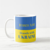 Blaue Flagge - Ukraine Kaffeetasse (Links)