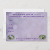 Blaue Flagge - Wild Iris Einladung (Rückseite)