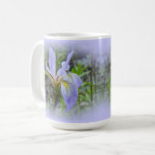 Blaue Flagge - Wild Iris Kaffeetasse (Vorderseite Links)