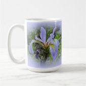 Blaue Flagge - Wild Iris Kaffeetasse (Links)