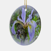 Blaue Flagge - Wild Iris Keramikornament (Rechts)
