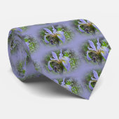 Blaue Flagge - Wild Iris Krawatte (Gerollt)