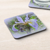 Blaue Flagge - Wild Iris Untersetzer (Linke Seite)