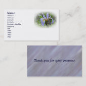 Blaue Flagge - Wild Iris Visitenkarte (Vorne/Hinten)