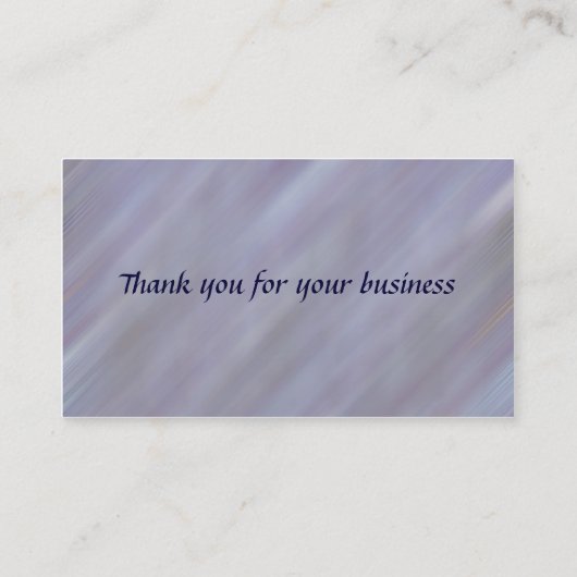 Blaue Flagge - Wild Iris Visitenkarte (Rückseite)