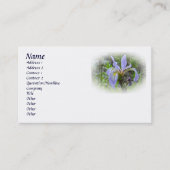 Blaue Flagge - Wild Iris Visitenkarte (Vorderseite)