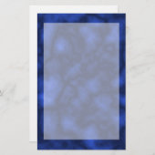 Blaue Flamme Briefpapier (Vorne/Hinten)