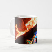 Blaue Flamme Kaffeetasse (Vorderseite Links)