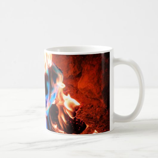 Blaue Flamme Kaffeetasse (Rechts)