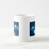 Blaue Flamme Kaffeetasse (Mittel)