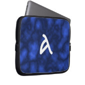 Blaue Flamme Laptopschutzhülle (Vorne Rechts)