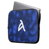 Blaue Flamme Laptopschutzhülle (Vorderseite Links)