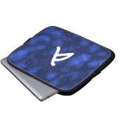 Blaue Flamme Laptopschutzhülle (Vorne Knopf)