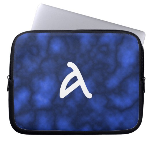 Blaue Flamme Laptopschutzhülle (Vorderseite)