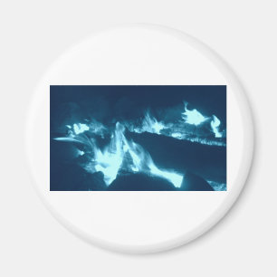 Blaue Flamme Magnet