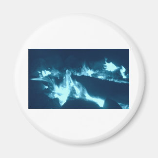 Blaue Flamme Magnet