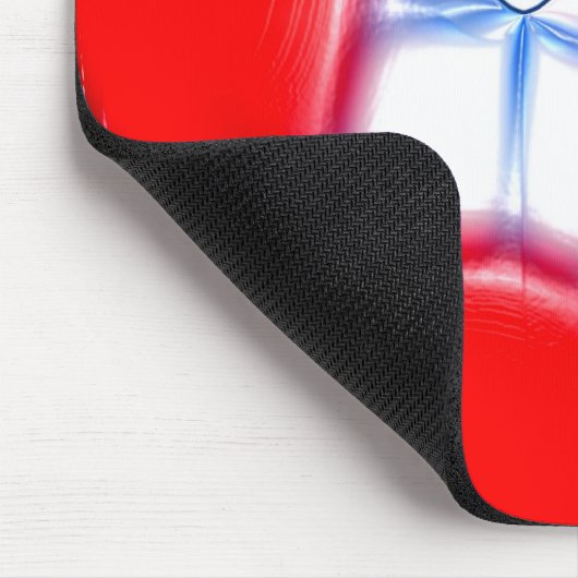 Blaue Flamme Mousepad (Ecke)