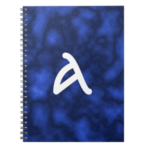 Blaue Flamme Notizblock
