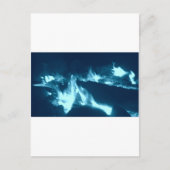 Blaue Flamme Postkarte (Vorderseite)
