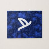 Blaue Flamme Puzzle (Horizontal)