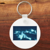 Blaue Flamme Schlüsselanhänger (Vorderseite)