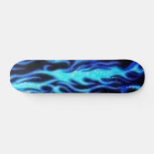 Blaue Flamme Skateboard (Horizontal)