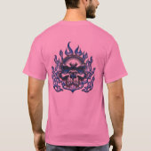 Blaue Flamme T-Shirt (Rückseite)