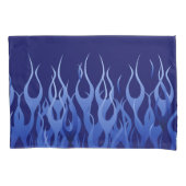 Blaue Flammen auf Feuer Kissenbezug (Vorderseite-Links)